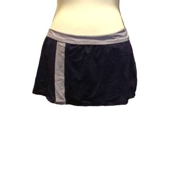 Anne‎ Cole Swim Skirt Blue & White Women's Size XL - Picture 1 of 7